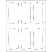 2.1516” x 4.6831” ARC (6up) DIY FREEZER-Grade/Durable Sheet Labels, SS-2146-006