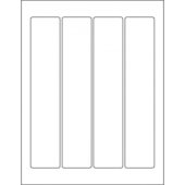 1.75” x 9.00” (4up) DIY FREEZER-Grade/Durable Sheet Labels, LR-1790-004