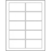 3.5” x 1.875” (10up) DIY FREEZER-Grade/Durable Sheet Labels, LS-3518-010