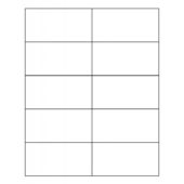 4.00” x 2.00” (10up) DIY FREEZER-Grade/Durable Sheet Labels, LS-4020-010