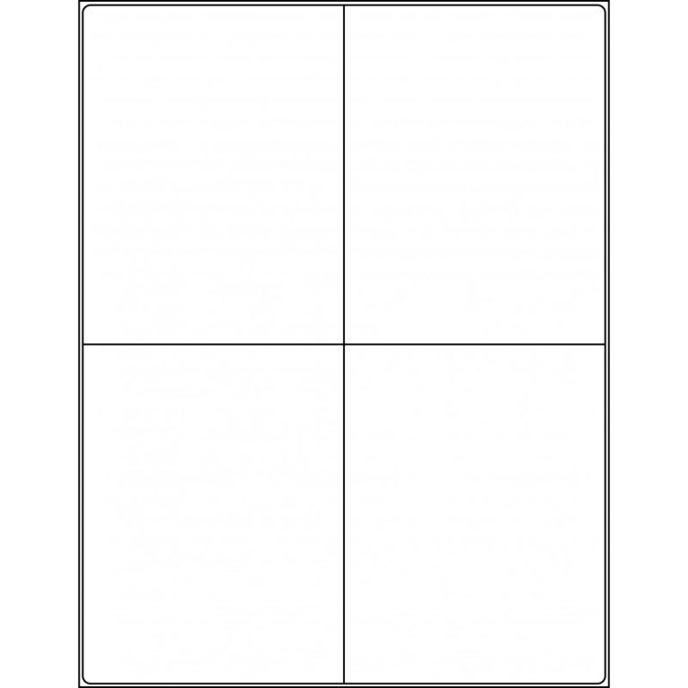 1.75” x 9.00” (4up) DIY FREEZER-Grade/Durable Sheet Labels, LR-1790-004 ...