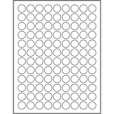 0.728” circle/round (108 per sheet), LC-0072-108