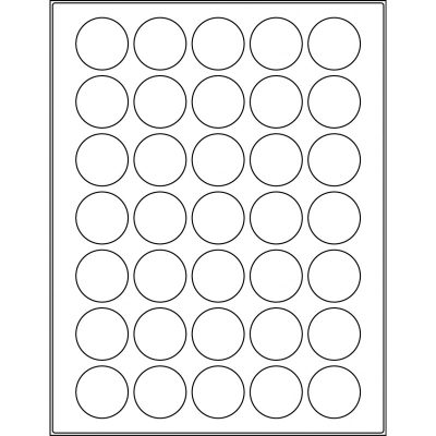 1.3189” circle/round (35 per sheet), LC-0131-035