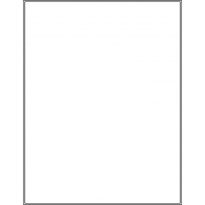 8.375” x 10.875” rectangle (1 per sheet), LR-083108-001
