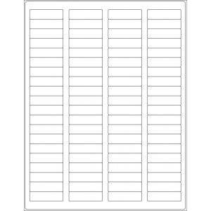 1.75” x 0.75” rectangle (80 per sheet), LR-1705-080