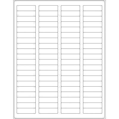 1.75” x 0.75” rectangle (80 per sheet), LR-1705-080