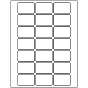 2.125” x 1.375” rectangle (21 per sheet), LR-2113-021