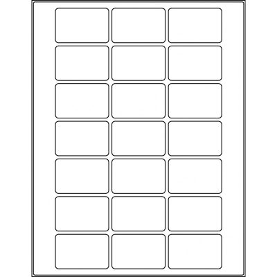 2.125” x 1.375” rectangle (21 per sheet), LR-2113-021