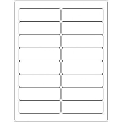 3.75” x 1.1875” rectangle (16 per sheet), LR-3711-016