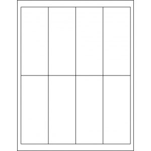 2.0” x 5.00” rectangle (8 per sheet), LS-2050-008