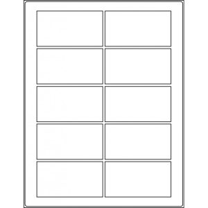 3.5” x 1.875” rectangle (10 per sheet), LS-3518-010