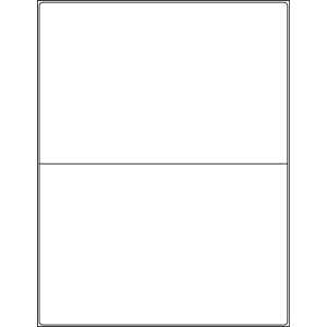 8.375'' x 5.4375'' rectangle (2 per sheet), LR-8354-002