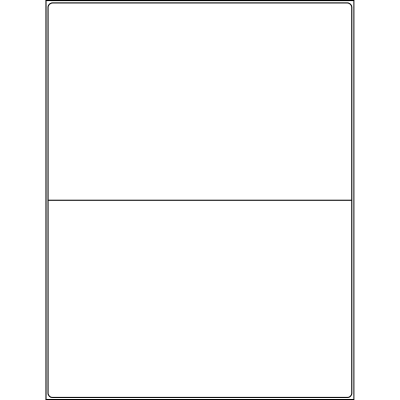 8.375'' x 5.4375'' rectangle (2 per sheet), LR-8354-002